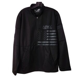 USA Army Performance 1/2 Zip Pullover Jacket Size Large